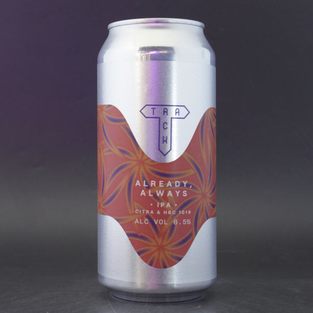 This is a can of Track - Already, Always - 6.5% (440ml). It is a IPA craft beer available to buy from Ghost Whale, voted London's best craft beer shop.