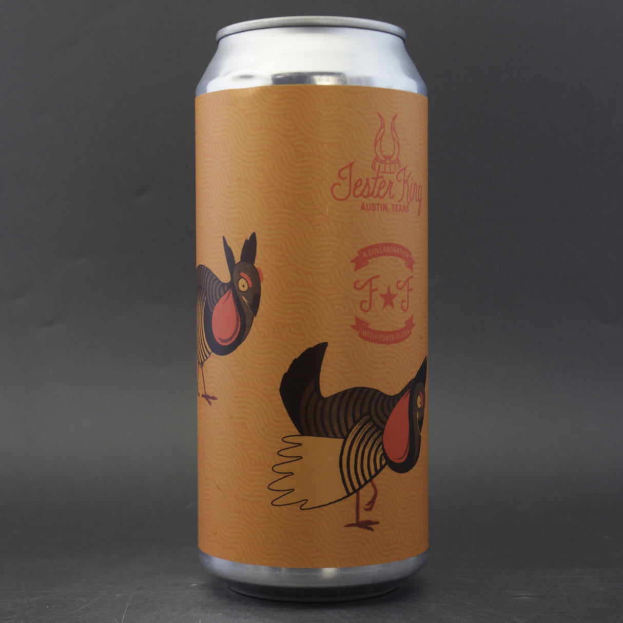 This is a can of Jester King / Fonta Flora - Are You Picking Up What I'm Putting Down - 8.5% (473ml). It is a Double IPA craft beer available to buy from Ghost Whale, voted London's best craft beer shop.