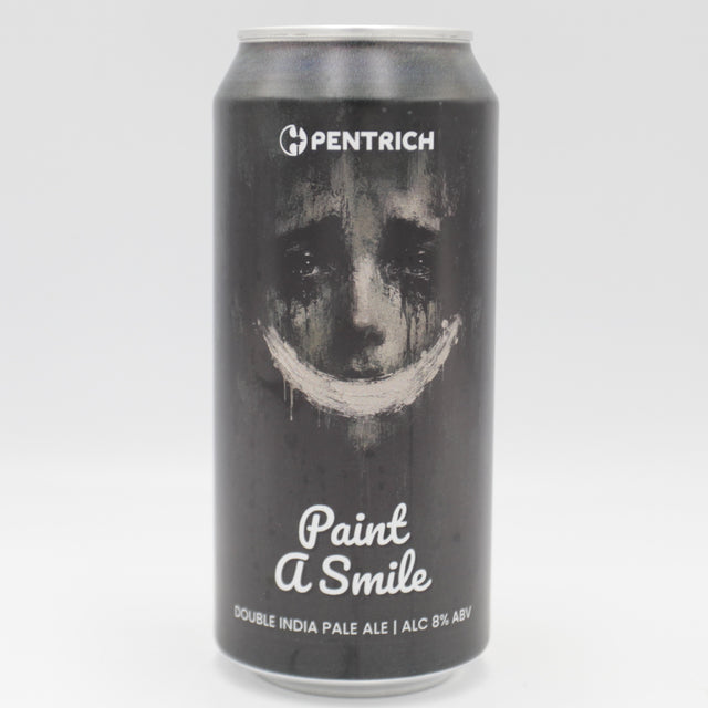 This is a can of Pentrich - Paint A Smile - 8.3% (440ml). It is a Double IPA craft beer available to buy from Ghost Whale, voted London's best craft beer shop.