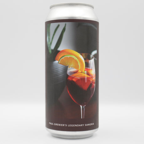 This is a can of Evil Twin / Mortalis / Fidens - Paul Grenier's Legendary Sangria - 6% (473ml). It is a Sour craft beer available to buy from Ghost Whale, voted London's best craft beer shop.