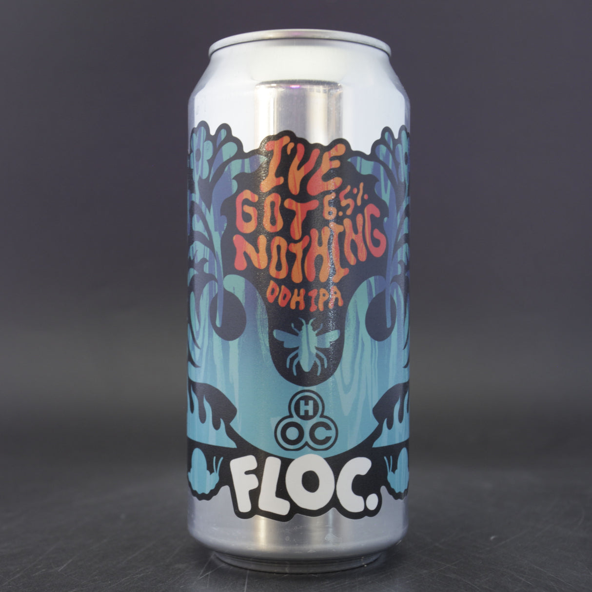 This is a can of Floc - I've Got Nothing - 6.5% (440ml). It is a IPA craft beer available to buy from Ghost Whale, voted London's best craft beer shop.