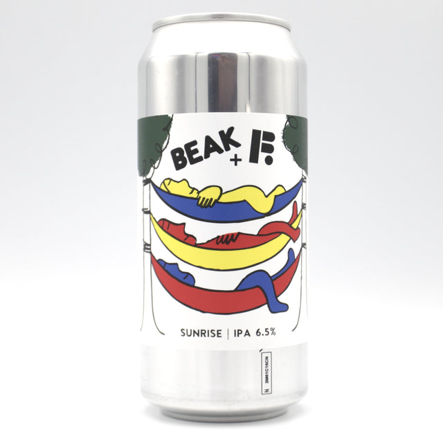 This is a can of Beak / Future Brewing - Sunrise - 6.5% (440ml). It is a IPA craft beer available to buy from Ghost Whale, voted London's best craft beer shop.