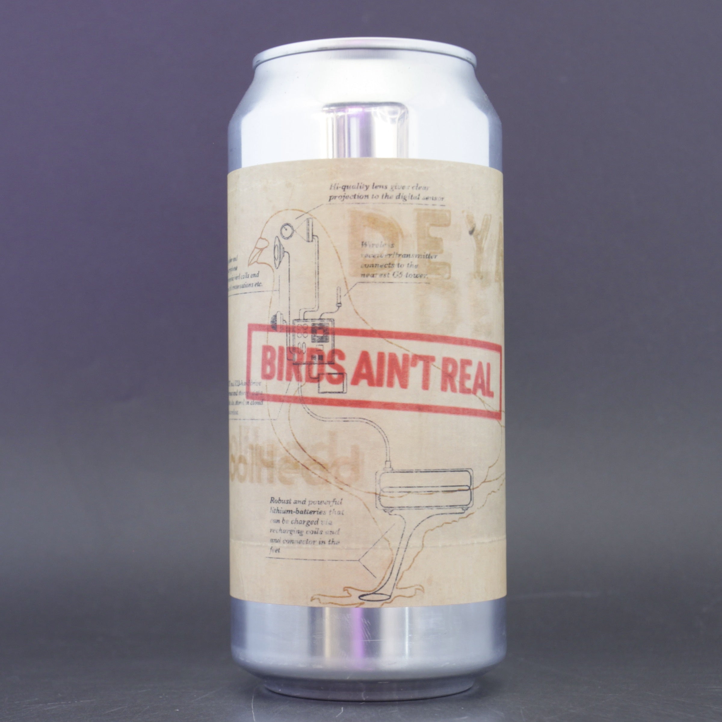 Coolhead Brew  DEYA - Birds Ain't Real - 5.5% (440ml) - Ghost Whale