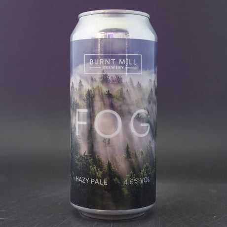 This is a can of Burnt Mill - FOG - 4.6% (440ml). It is a Pale Ale craft beer available to buy from Ghost Whale, voted London's best craft beer shop.