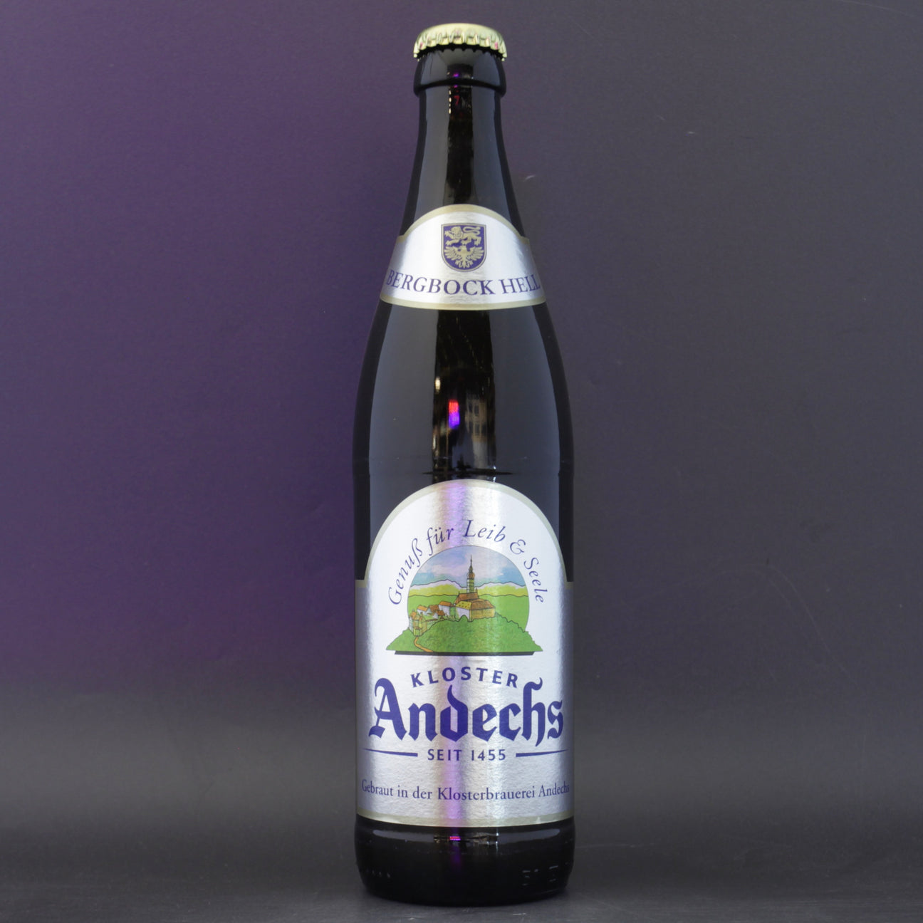 This is a bottle of Andechs - Bergbock Hell - 6.9% (500ml). It is a Lager / Pilsner / Kölsch craft beer available to buy from Ghost Whale, voted London's best craft beer shop.