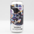 This is a can of Cloudwater - Erasmus - 5.4% (440ml). It is a Lager / Pilsner / Kölsch craft beer available to buy from Ghost Whale, voted London's best craft beer shop.