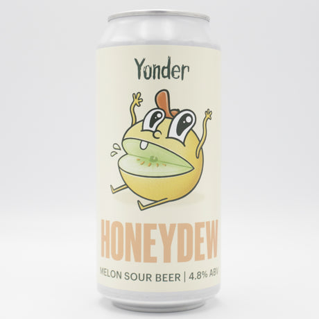 This is a can of Yonder - Honeydew - 4.8% (440ml). It is a Sour craft beer available to buy from Ghost Whale, voted London's best craft beer shop.