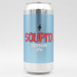 This is a can of Garage Beer Co - Soupita - 4% (440ml). It is a Session IPA craft beer available to buy from Ghost Whale, voted London's best craft beer shop.