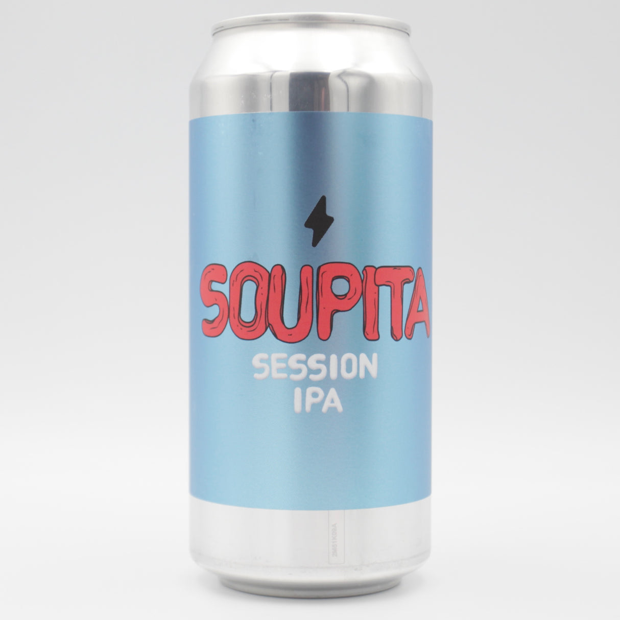 This is a can of Garage Beer Co - Soupita - 4% (440ml). It is a Session IPA craft beer available to buy from Ghost Whale, voted London's best craft beer shop.