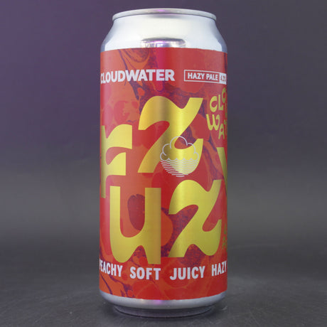 This is a can of Cloudwater - Fuzzy - 4.2% (440ml). It is a Pale Ale craft beer available to buy from Ghost Whale, voted London's best craft beer shop.