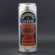 This is a can of Newbarns / Lervig - Handsome Stout - 10% (330ml). It is a Imperial Stout / Porter craft beer available to buy from Ghost Whale, voted London's best craft beer shop.