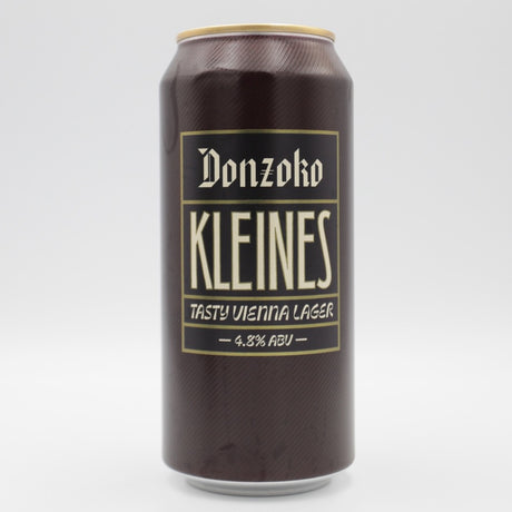 This is a can of Donzoko - Kleines - 4.8% (440ml). It is a Lager / Pilsner / Kölsch craft beer available to buy from Ghost Whale, voted London's best craft beer shop.