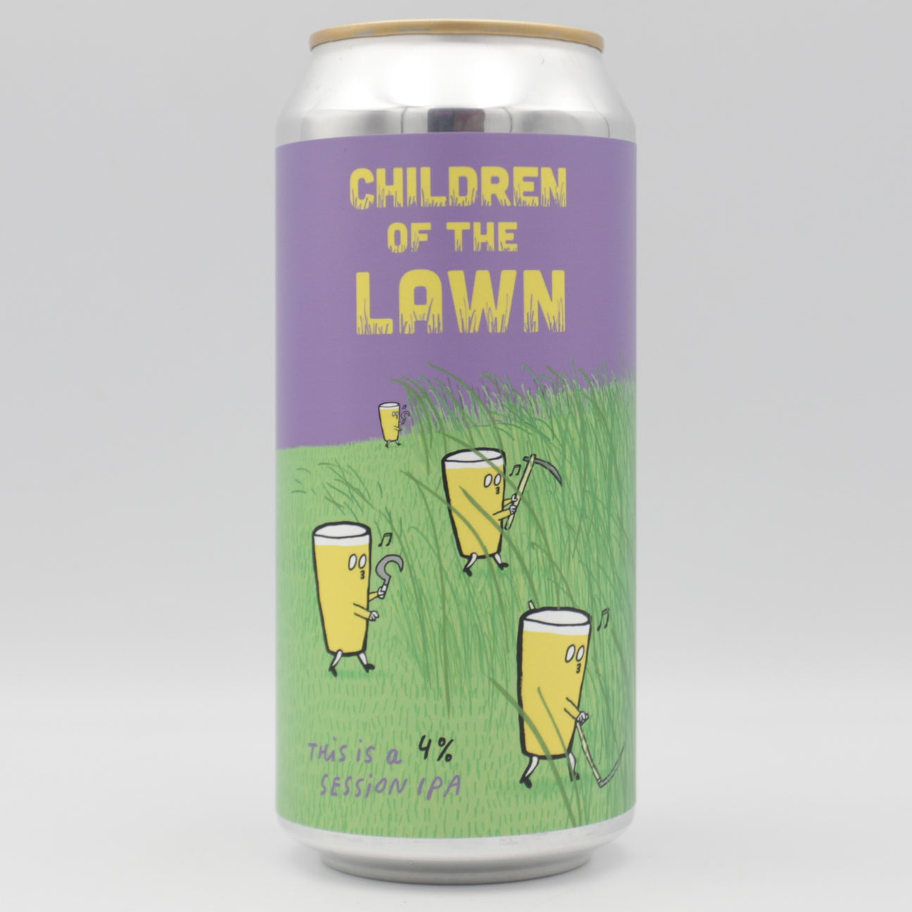 This is a can of Pretty Decent - Children Of The Lawn - 4.5% (440ml). It is a Session IPA craft beer available to buy from Ghost Whale, voted London's best craft beer shop.