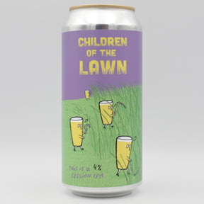 This is a can of Pretty Decent - Children Of The Lawn - 4.5% (440ml). It is a Session IPA craft beer available to buy from Ghost Whale, voted London's best craft beer shop.
