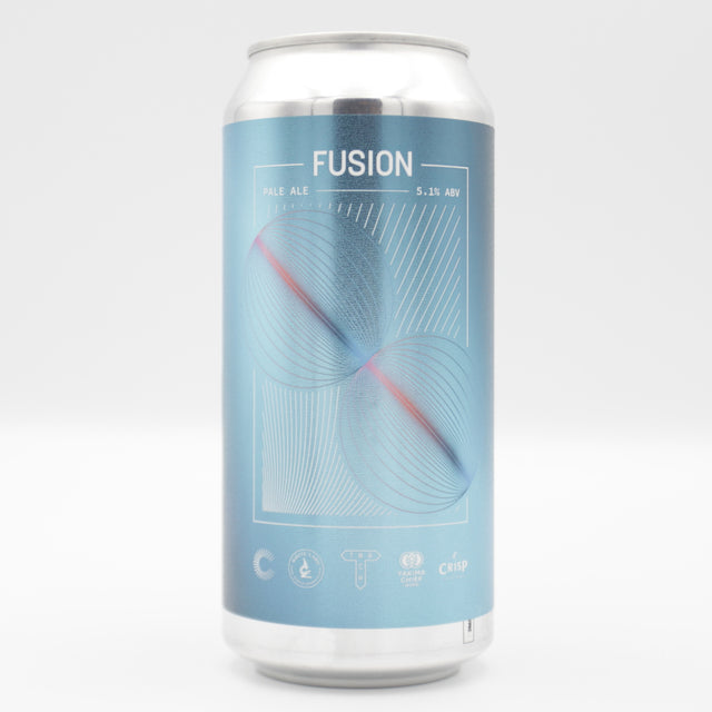 This is a can of Track - Fusion 2026 - 5.1% (440ml). It is a Pale Ale craft beer available to buy from Ghost Whale, voted London's best craft beer shop.