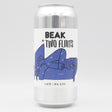 This is a can of Beak / Two Flints - Late - 6.5% (440ml). It is a IPA craft beer available to buy from Ghost Whale, voted London's best craft beer shop.