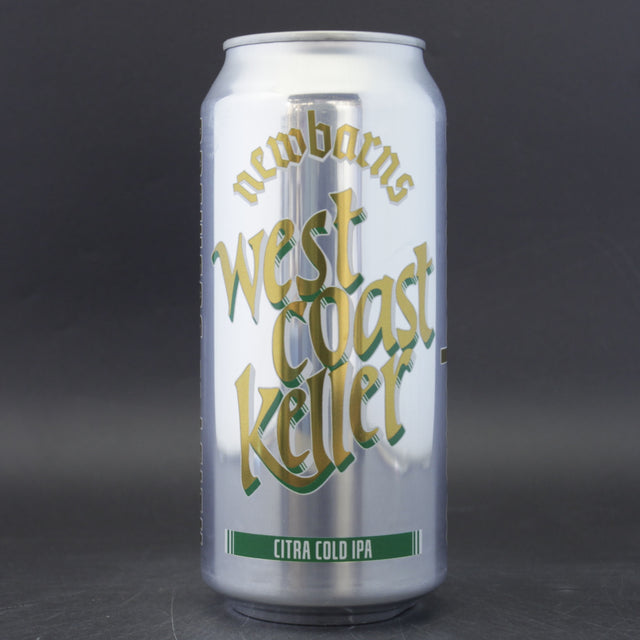 This is a can of Newbarns - West Coast Keller: Citra - 5% (440ml). It is a Lager / Pilsner / Kölsch craft beer available to buy from Ghost Whale, voted London's best craft beer shop.