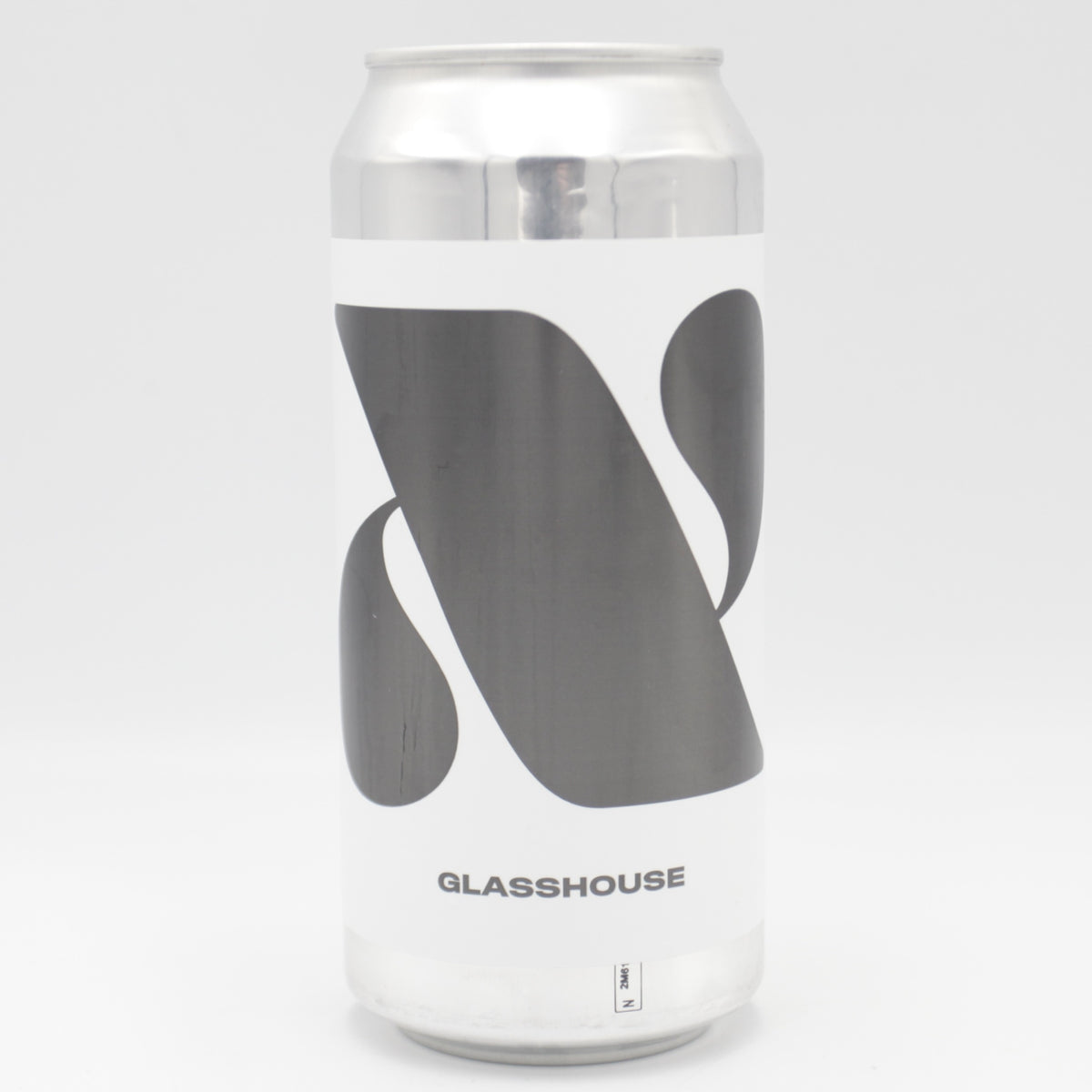 This is a can of Glasshouse - X: DDH IPA - 6% (440ml). It is a IPA craft beer available to buy from Ghost Whale, voted London's best craft beer shop.