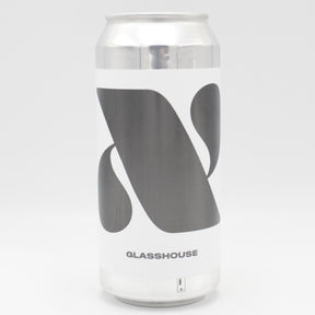 This is a can of Glasshouse - X: DDH IPA - 6% (440ml). It is a IPA craft beer available to buy from Ghost Whale, voted London's best craft beer shop.