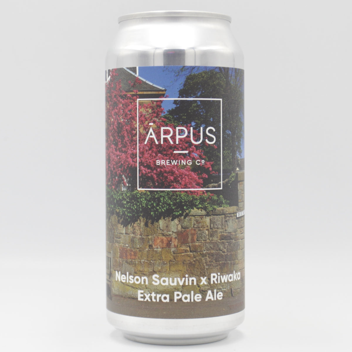 This is a can of Arpus Brewing Co - Nelson Sauvin x Riwaka Extra Pale Ale - 5.5% (440ml). It is a Pale Ale craft beer available to buy from Ghost Whale, voted London's best craft beer shop.