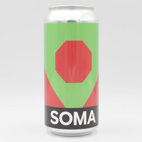 This is a can of SOMA - Blaze - 6.5% (440ml). It is a IPA craft beer available to buy from Ghost Whale, voted London's best craft beer shop.