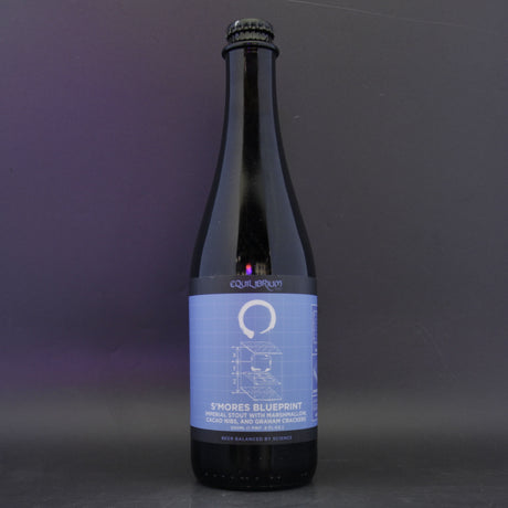 Equilibrium - S'mores Blueprint - 11% (500ml) is a  Imperial Stout / Porter craft Beer available to buy from Ghost Whale - voted London's best craft beer shop.