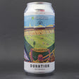 This is a can of Duration - On The Ball - 4.2% (440ml). It is a Lager / Pilsner / Kölsch craft beer available to buy from Ghost Whale, voted London's best craft beer shop.