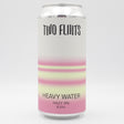 This is a can of Two Flints - Heavy Water - 6.5% (440ml). It is a IPA craft beer available to buy from Ghost Whale, voted London's best craft beer shop.