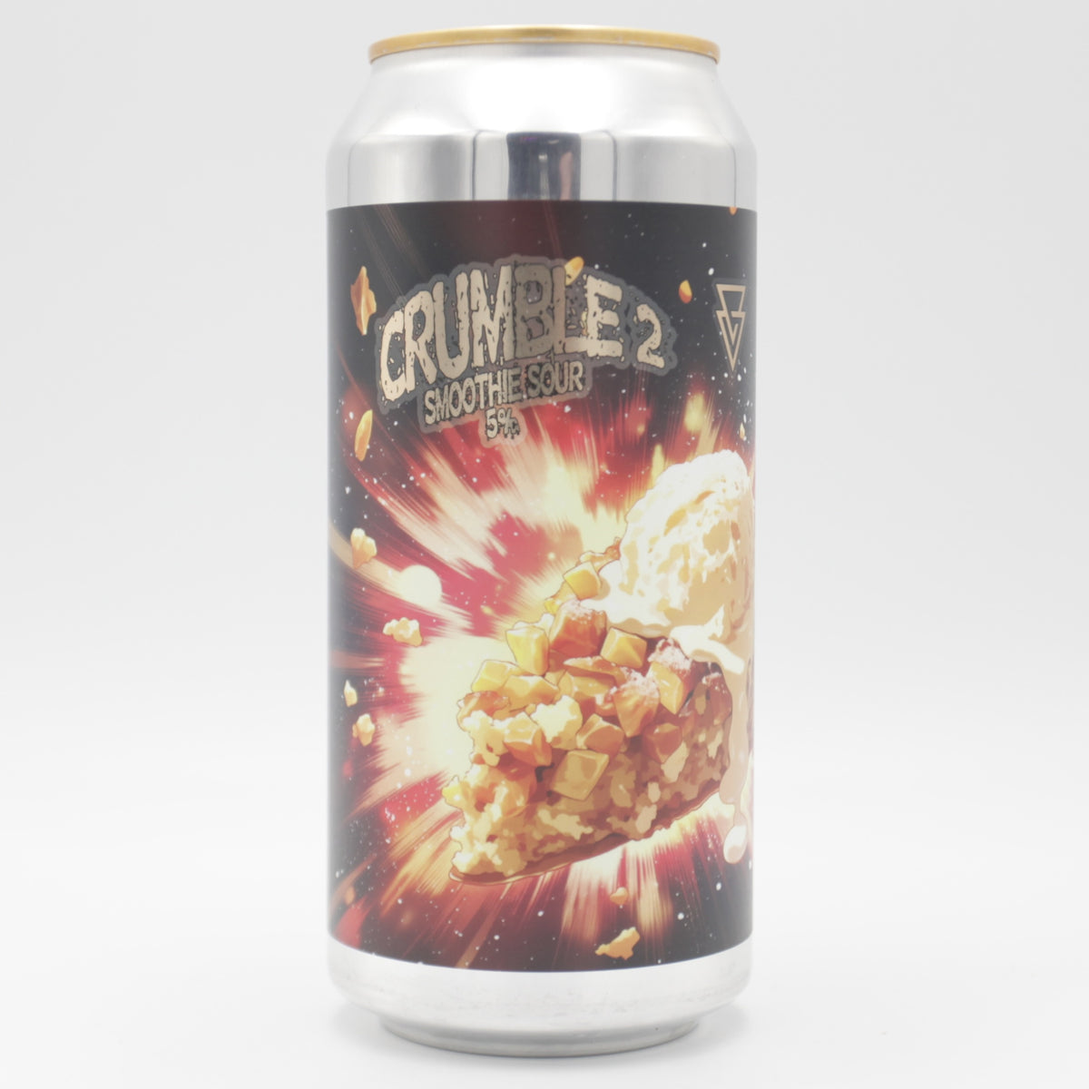 This is a can of Azvex - Crumble 2 - 5% (440ml). It is a Sour craft beer available to buy from Ghost Whale, voted London's best craft beer shop.