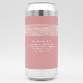 This is a can of Track - Newhouse - 7.2% (440ml). It is a IPA craft beer available to buy from Ghost Whale, voted London's best craft beer shop.