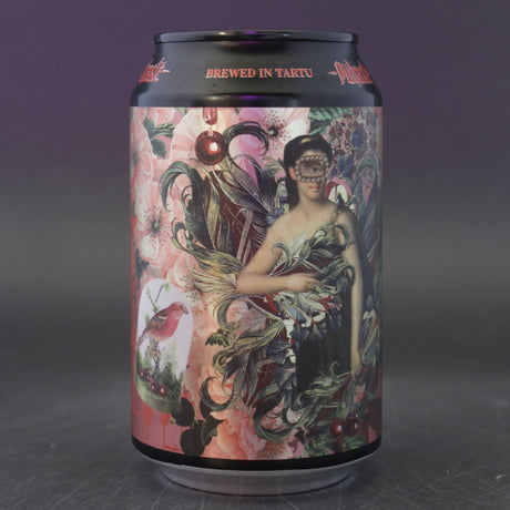 This is a can of Puhaste - Crimson Veil - 6.5% (330ml). It is a Sour craft beer available to buy from Ghost Whale, voted London's best craft beer shop.