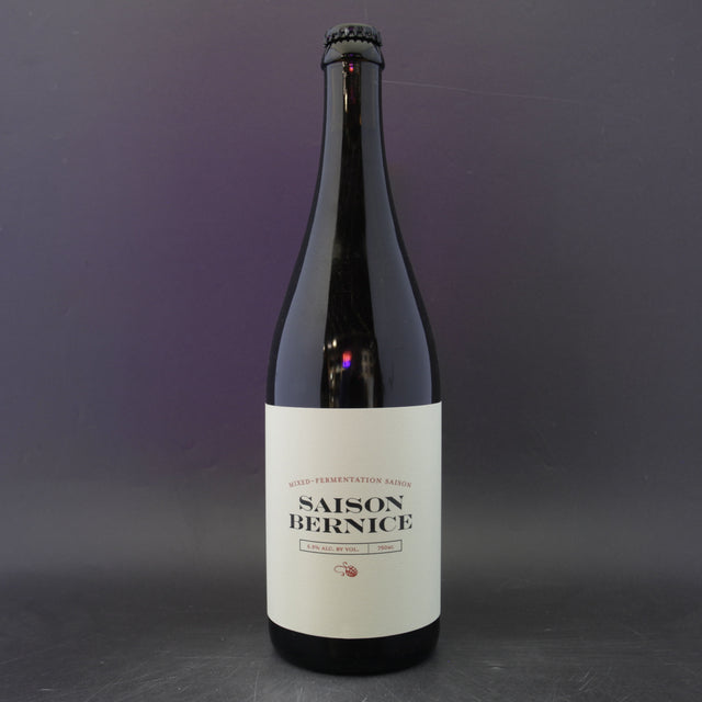 This is a sharing bottle of Sante Adairius - Saison Bernice - 6.5% (750ml). It is a Saison craft beer available to buy from Ghost Whale, voted London's best craft beer shop.