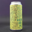 This is a can of Burning Sky - Green Hop IPA - 6% (440ml). It is a IPA craft beer available to buy from Ghost Whale, voted London's best craft beer shop.