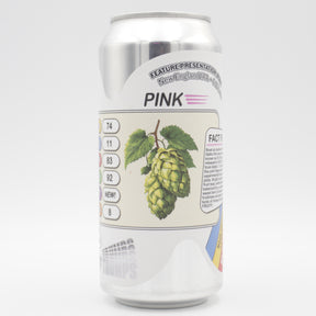 This is a can of Sureshot - Feature Presentation: Pink - 6.2% (440ml). It is a IPA craft beer available to buy from Ghost Whale, voted London's best craft beer shop.