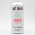 This is a can of Two Flints - Never End - 4.8% (440ml). It is a Pale Ale craft beer available to buy from Ghost Whale, voted London's best craft beer shop.