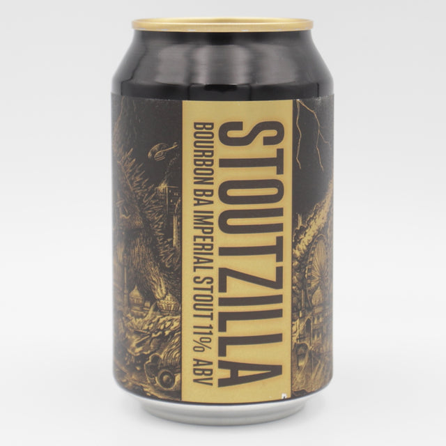 This is a can of UnBarred - BA Stoutzilla 2025 - 11% (330ml). It is a Imperial Stout / Porter craft beer available to buy from Ghost Whale, voted London's best craft beer shop.