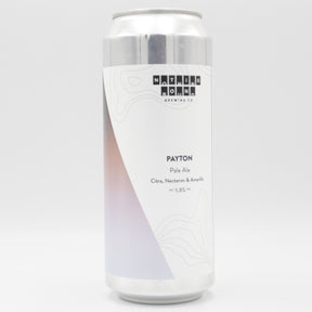 This is a can of Nothing Bound - Payton - 5.8% (500ml). It is a Pale Ale craft beer available to buy from Ghost Whale, voted London's best craft beer shop.