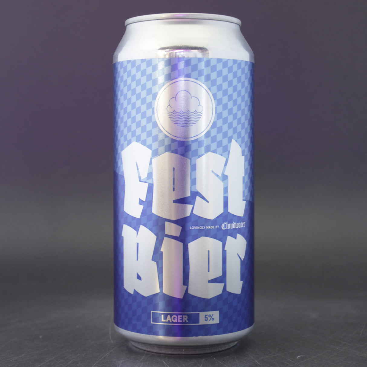 This is a can of Cloudwater - Festbier 2025 - 5% (440ml). It is a Lager / Pilsner / Kölsch craft beer available to buy from Ghost Whale, voted London's best craft beer shop.