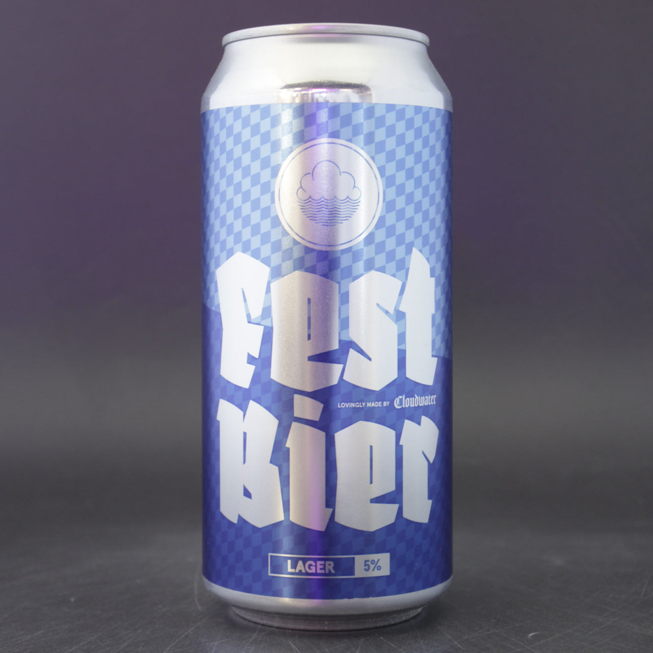 This is a can of Cloudwater - Festbier 2025 - 5% (440ml). It is a Lager / Pilsner / Kölsch craft beer available to buy from Ghost Whale, voted London's best craft beer shop.