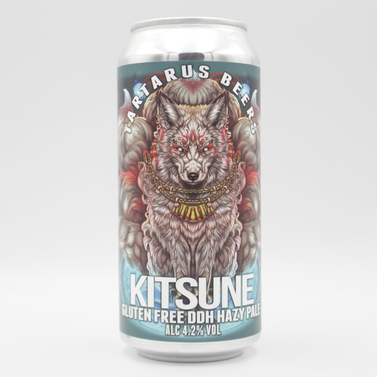 This is a can of Tartarus - Kitsune - 4.2% (440ml). It is a Pale Ale craft beer available to buy from Ghost Whale, voted London's best craft beer shop.