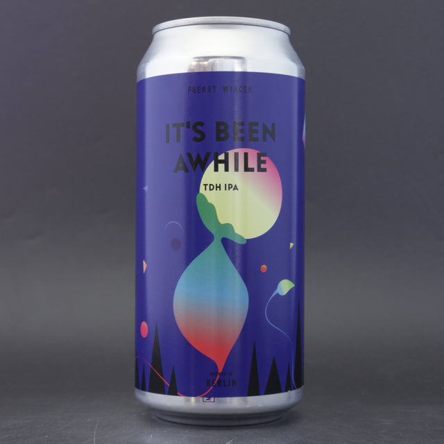 This is a can of Fuerst Wiacek / Track - It's Been A While (2025) - 6.8% (440ml). It is a IPA craft beer available to buy from Ghost Whale, voted London's best craft beer shop.