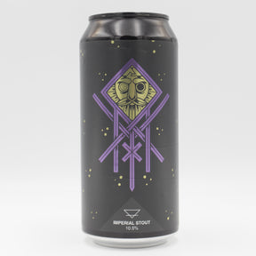 This is a can of Cold Shelter / Dark Element - No Cure For The Darkness - 10.5% (440ml). It is a Imperial Stout / Porter craft beer available to buy from Ghost Whale, voted London's best craft beer shop.