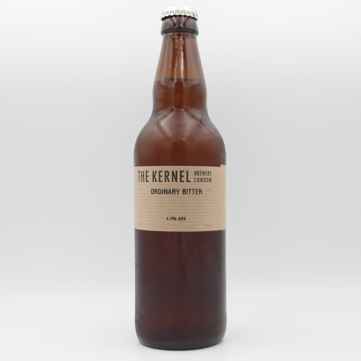 This is a bottle of The Kernel - Ordinary Bitter - 4.2% (500ml). It is a Traditional English Ale craft beer available to buy from Ghost Whale, voted London's best craft beer shop.
