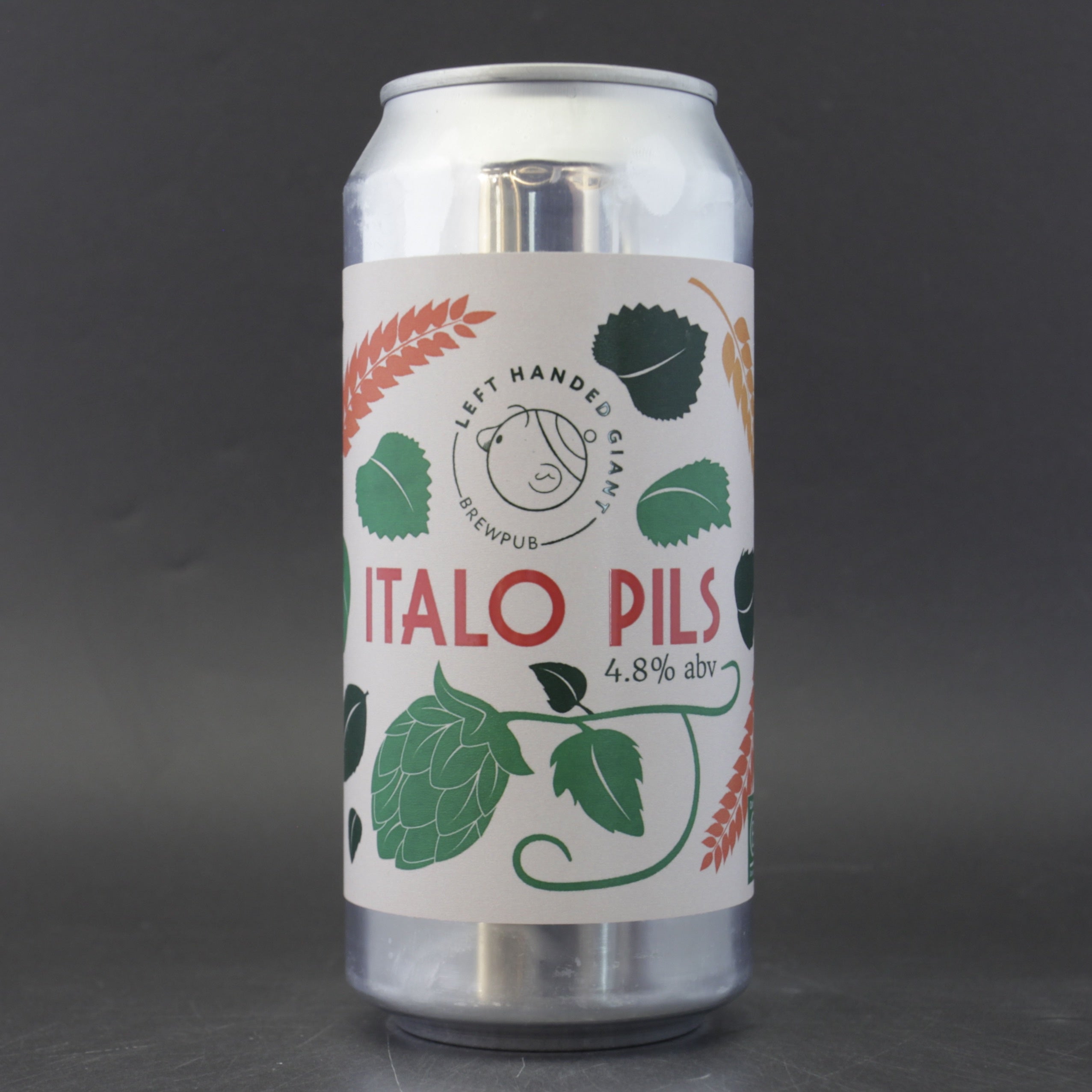 Left Handed Giant - Brewpub: Italo Pils - 4.8% (440ml) - Ghost Whale