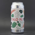 This is a can of Left Handed Giant - Brewpub: Italo Pils - 4.8% (440ml). It is a Lager / Pilsner / Kölsch craft beer available to buy from Ghost Whale, voted London's best craft beer shop.