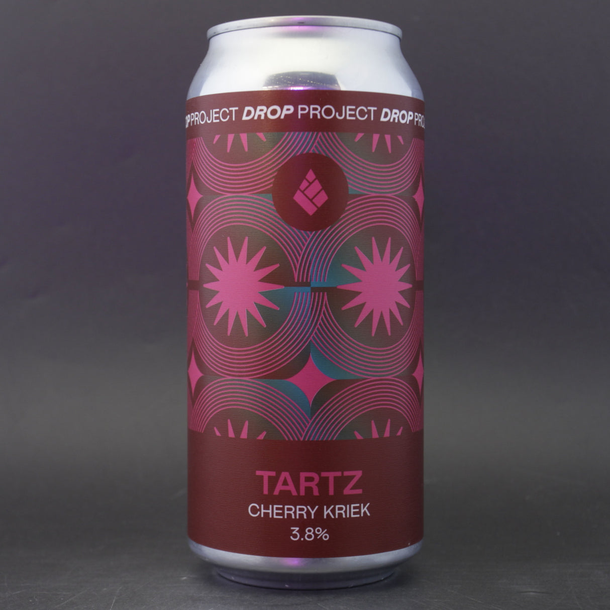 This is a can of Drop Project - Tartz - 3.8% (440ml). It is a Sour craft beer available to buy from Ghost Whale, voted London's best craft beer shop.