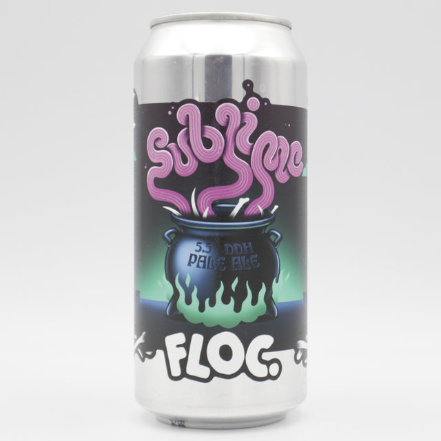 This is a can of Floc - Sublime - 5.5% (440ml). It is a Pale Ale craft beer available to buy from Ghost Whale, voted London's best craft beer shop.