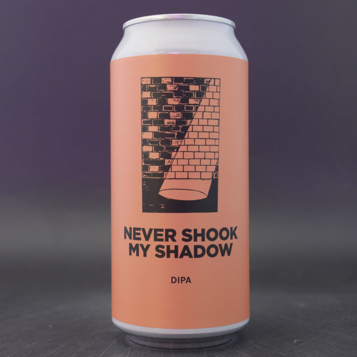 This is a can of Pomona Island - Never Shook My Shadow - 8% (440ml). It is a Double IPA craft beer available to buy from Ghost Whale, voted London's best craft beer shop.