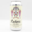 This is a can of Pastore - Con Crema: Strawberry, Raspberry, Banana, White Chocolate - 6% (440ml). It is a Sour craft beer available to buy from Ghost Whale, voted London's best craft beer shop.