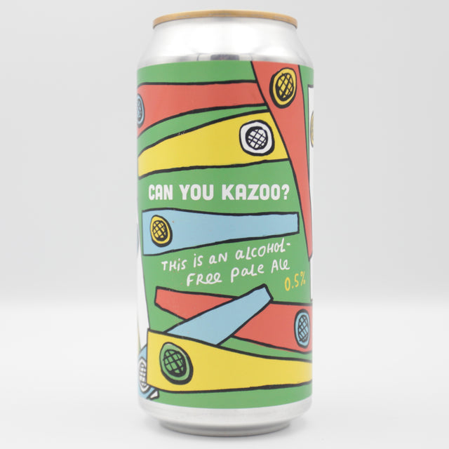 This is a can of Pretty Decent - Can You Kazoo? - 0.5% (440ml). It is a Pale Ale craft beer available to buy from Ghost Whale, voted London's best craft beer shop.